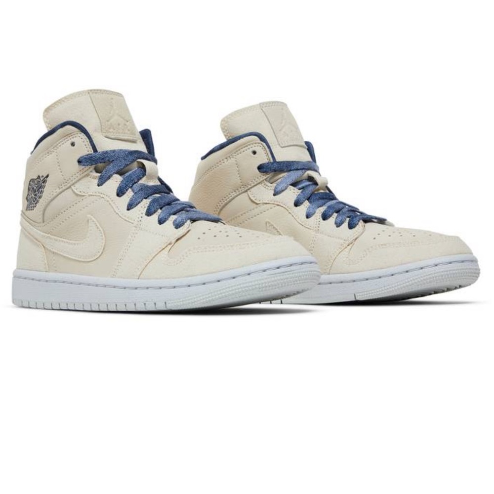 Nike Air Jordans Mid Sneaker in sand drift